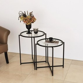 Mesa Lateral S412 – Preto – 50cm x 60cm x 50cm | 50cm x 50cm x 50cm