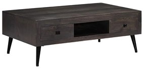 Mesa de centro madeira de mangueira maciça 100x60x35 cm