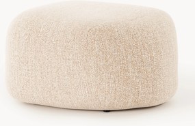 Pufe oval em bouclé Wolke