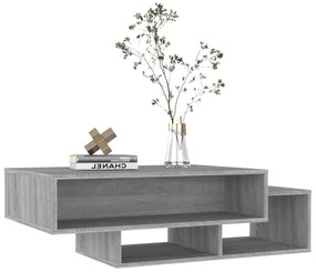 Mesa de centro 105x55x32cm derivados de madeira cinzento sonoma