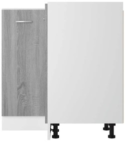 Armário cozinha “Lyon” 75,5x75,5x81,5cm sonoma cinza