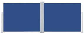 Toldo lateral retrátil 140x1000 cm azul
