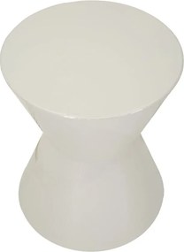 MESA DE APOIO OYO Ø 45X55 CM BRANCA