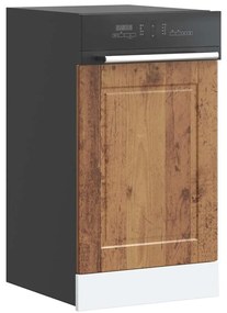 Painel máquina lavar louça Porto madeira velha 45x1,5x67 cm