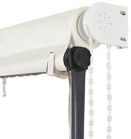 Toldo retrátil com LED 300x150 cm creme