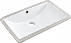 Mexen Venus lavatório embutido 60 x 37 cm, branco - 25416000