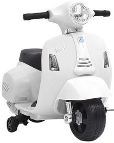 vidaXL Motocicleta elétrica para crianças Vespa GTS300 branco