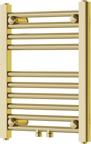 Mexen Mars radiador de casa de banho 500 x 400 mm, 141 W, dourado - W110-0500-400-00-50