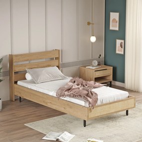 Estrado de Cama Individual ON13 – Nogueira – 108,5x86x205,6 cm