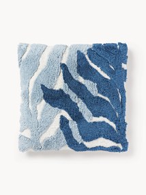 Capa de almofada de algodão com padrão de plantas Sela