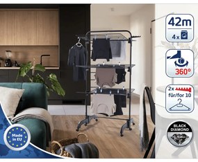 Estendal para a roupa em torre Comfort Tower 420 preto