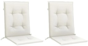 Almofadões lombares p/ cadeiras 2pcs 100x50x4cm mesclado tecido