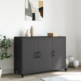 Aparador 100,5x39x72 cm aço preto