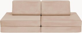 Sofá de brincar modular para crianças em veludo artesanal Mila
