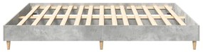 Estrutura cama s/ colchão 180x200cm cinza cimento