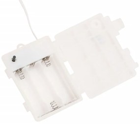 Luzes de Natal com LEDs 3 pcs dobrável vermelho