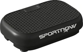 Plataforma Vibratória de Fitness, 48 x 32 x 12,5 cm, 120 Velocidades, Preta