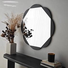 Espelho Fiore – Preto – 65 cm x 65 cm