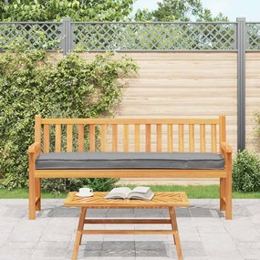 Almofadas para Banco 2 pcs Cinza 200x40x8 cm em Tecido Oxford