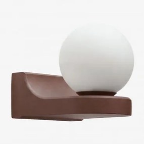 Lanham Aplique De Parede Em Alumínio Castanho Café - Sklum