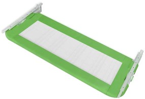 Barra de segurança para cama de criança 2 pcs 102x42 cm verde