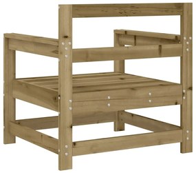 Cadeiras de jardim 2 pcs madeira de pinho impregnada