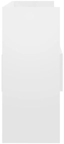Aparador 105x30x70 cm derivados de madeira branco brilhante
