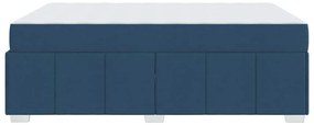 Estrutura da Cama Azul 160 x 200 cm tecido