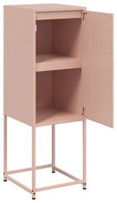 Aparador alto 36x39x107 cm aço rosa