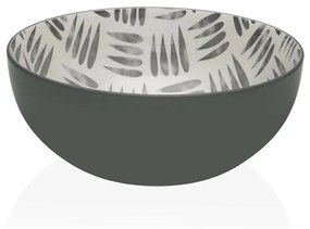 Saladeira Versa Cinzento 22,5 X 9 X 22,5 cm Cerâmica Porcelana