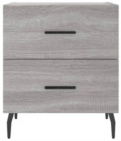 Mesa cabeceira 40x35x47,5 cm derivados madeira sonoma cinza
