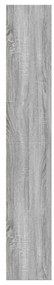 Estante 57x28,5x174 cm derivados de madeira cinzento sonoma