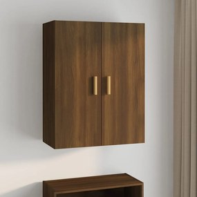 817383 vidaXL Armário de parede suspenso 69,5x34x90 cm carvalho castanho