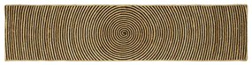 vidaXL Tapete Natural e Preto 60 x 250 cm Juta