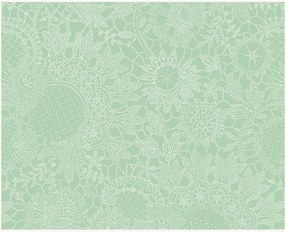 Individuais de mesa jacquard Mille Guipures Jade, conjunto de 4