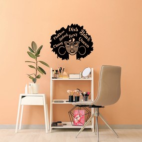 Acessório Decorativo de Parede Diva – Preto – 58 x 70 cm