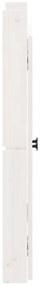 Portas cozinha p/ exterior 2 pcs 50x9x82 cm pinho maciço branco