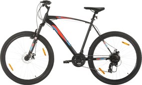 Bicicleta de montanha 21 velocidades roda 29" 53 cm preto