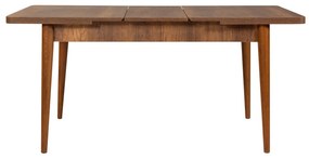 Conjunto de Mesa de Jantar Extensível Vina – Nogueira – 130x77x80 cm