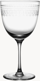 Copos de vinho em cristal artesanal Ovals, conjunto de 4