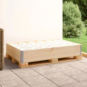 vidaXL Colar para paletes 80x120 cm madeira de pinho maciço