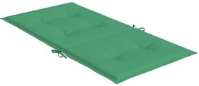 Almofadões lombares p/ cadeiras de jardim 4pcs oxford verde