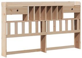 Cama com estante sem colchão 180x200 cm pinho maciço