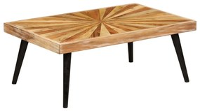 Mesa de centro madeira de mangueira maciça 90x55x36 cm
