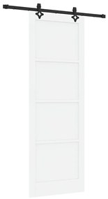 Porta Deslizante vidaXL com Conjunto de Hardware 'ORKDAL'Madeira Sólid