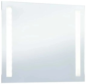 Espelho de parede LED para casa de banho 80x60 cm