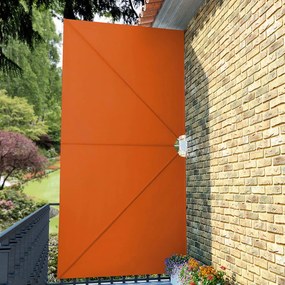 Toldo lateral dobrável para terraço 400x200 cm terracota