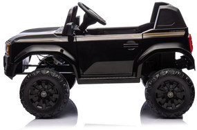 Carro elétrico para Crianças Toyota Land Cruiser PRADO 12V 4x4 Rodas Espuma EVA, assento couro ecológico Preto