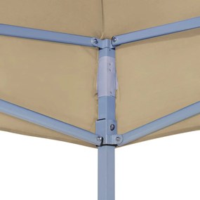 Teto para tenda de festas 2x2 m 270 g/m² cor bege