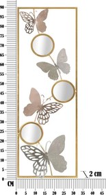 DECORAÇÃO DE PAREDE BUTTRY 31X2X90 CM MULTICOLORIDO